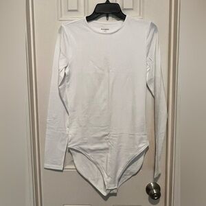 NWT Old Navy White Long Sleeve Bodysuit